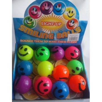 Jucarie Minge Smile Cu Led 5.5 cm