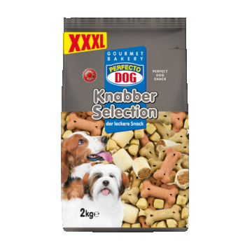 Recompense pentru caini Perfecto Dog, Mix biscuiti, 2Kg