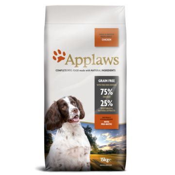 Applaws Dog , Small & Mediu Adult, Pui si Legume, 2 Kg