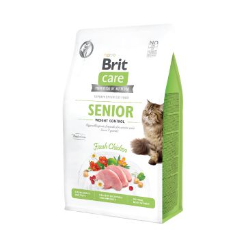 Brit Care Cat GF Senior Weight Control 400 g
