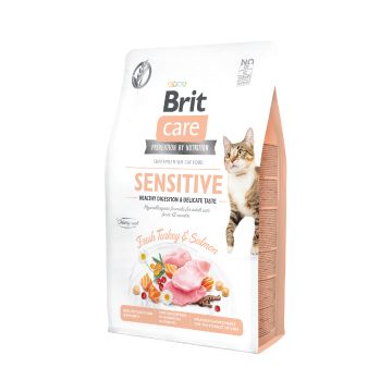 Brit Care Cat GF Sensitive Healthy Digestion and Delicate Taste 2 kg