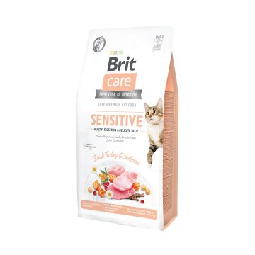 Brit Care Cat GF Sensitive Healthy Digestion and Delicate Taste 7 kg