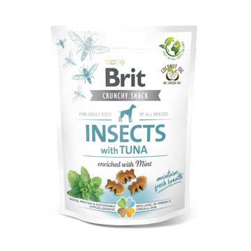 Brit Care Dog Crunchy Cracker Insects Tuna with Mint 200 g