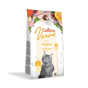 Calibra Cat Verve Grain Free Sterilised Chicken and Turkey 750 g