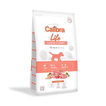 Calibra Dog Life Starter and Puppy Lamb 12 kg