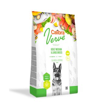 Calibra Dog Verve GF Adult M and L Salmon and Herring 2 kg