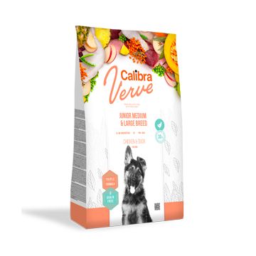 Calibra Dog Verve GF Junior M and L Chicken and Duck 12 kg