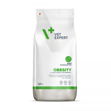 Hrana dietetica pentru caini cu obezitate Vet Expert Obesity Dog, 12 kg