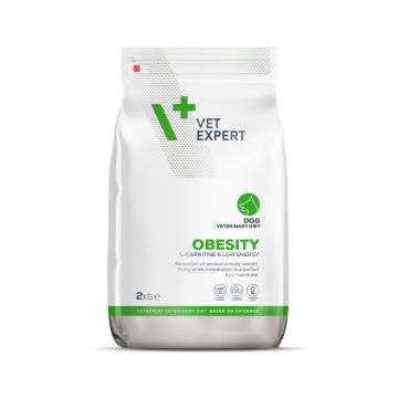 Hrana dietetica pentru caini cu obezitate, Vet Expert Obesity Dog, 2 kg