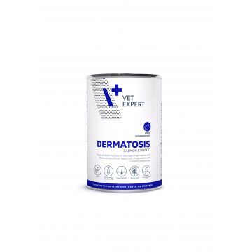 Hrana umeda pentru caini cu afectiuni dermatologice Vet Expert Dermatosis Dog, 400 g