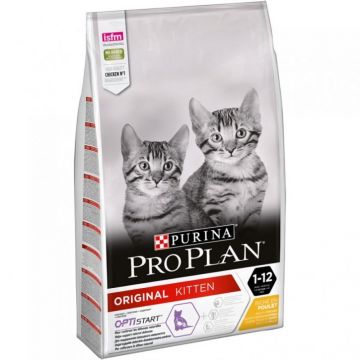 Purina Pro Plan Kitten Optistart, pui, hrana uscata pentru pisici junior, 1.5 kg