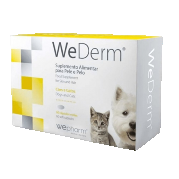 Supliment pentru caini si pisici cu afectiuni dermatologice WeDerm, 60 capsule