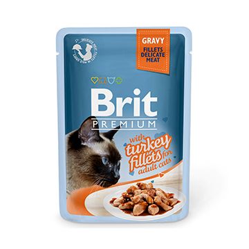Brit Cat Delicate Turkey in Gravy, Set 10 X 85 g