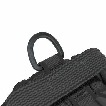 Ham ajustabil, negru, cu elemente reflectorizante, circumferința piept 71-96 cm