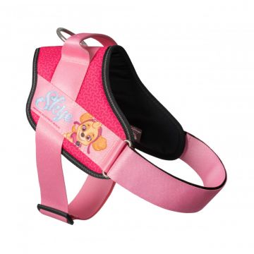 Ham ajustabil JK9 IDC Power PAW Patrol L, roz, elemente reflectorizante, circumferința piept 63-85 cm