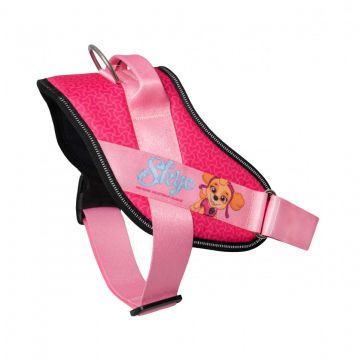 Ham JK9 IDC Power PAW Patrol, roz, reglabil, elemente reflectorizante, circumferința piept 58-76 cm, pentru câini cu greutate de 14-25 kg