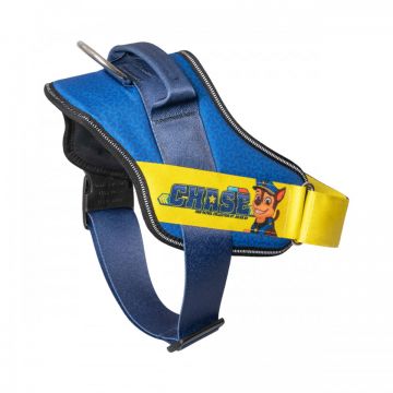 Ham ajustabil, negru, reflectorizant, circumferința piept 71-96 cm, pentru câini cu greutate de 28-40 kg