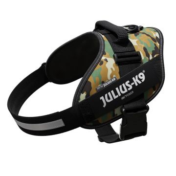 Ham JK9 IDC Power XL, camuflaj, respirabil, elemente reflectorizante, circumferința piept 71-96 cm