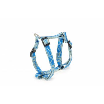 Ham ajustabil din nylon, albastru, usor de curatat, 40-60 cm x 1.5 cm