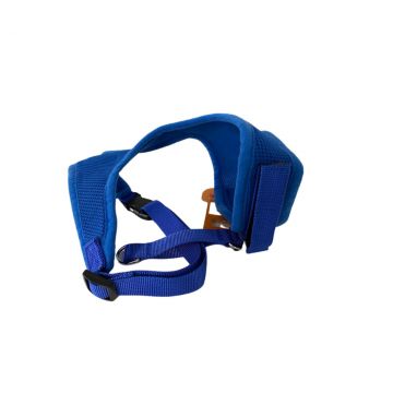 Ham ajustabil confort, albastru, captusit cu burete, dimensiuni torace 48-58 cm x gat 33-38 cm