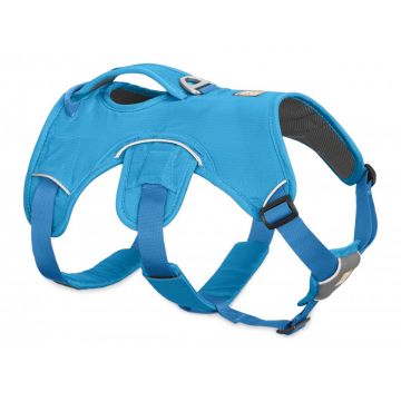 Ham multifunctional, albastru, confortabil, cu 5 puncte de ajustare, circumferința piept 56-69 cm