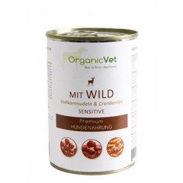 OrganicVet - Vanat, Paste, Merisoare - 400g
