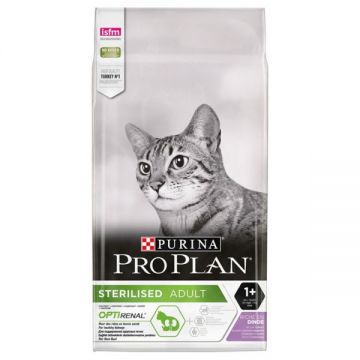 Purina Pro Plan Sterilised Renal Plus, curcan, hrana uscata pentru pisici adulte sterilizate, 10 kg