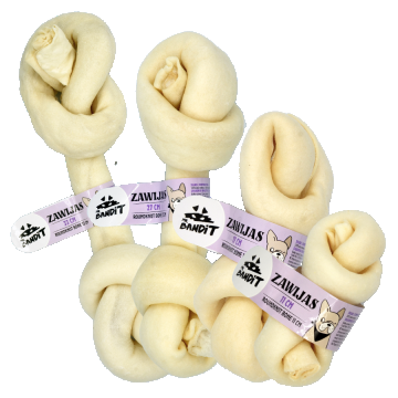 Recompense pentru caini os Mr Bandit Roundknot, Pachet 4 X 17 cm