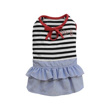 Rochita dungi alb cu negru - XL