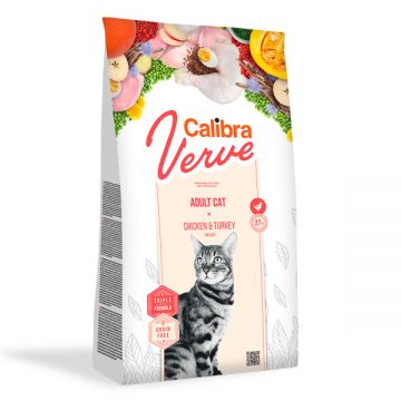 Calibra Cat Verve GF Adult Chicken and Turkey 750 g