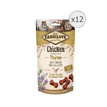 Carnilove Cat Semi Moist Snack Chicken with Thyme 12 x 50 g