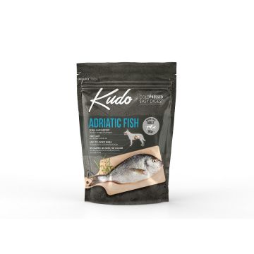 Kudo Adult Mediu-Maxi - Hrana uscata, presata la rece - Peste - 3kg