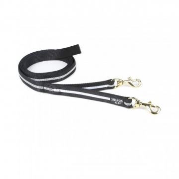 Lesa Y dubla, neagra, 2 carabine, latime 25 mm x lungime 2.2 m