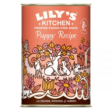 Lily's Kitchen for Dogs Puppy Recipe with Chicken, Potatoes and Carrots 400 g