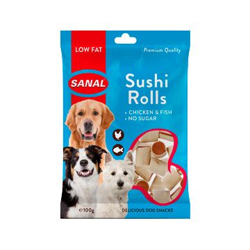 Sanal Dog Sushi Rolls plic 100 g
