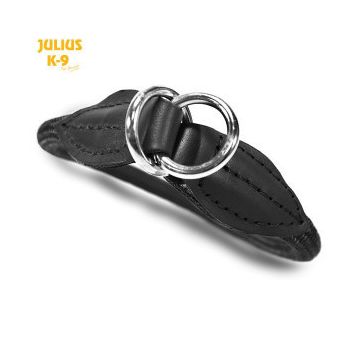 Zgarda dresaj, neagra, din material rezistent, 8 mm x 75 cm