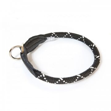 Zgarda dresaj, fluorescenta, rezistenta, 40 cm x 8 mm