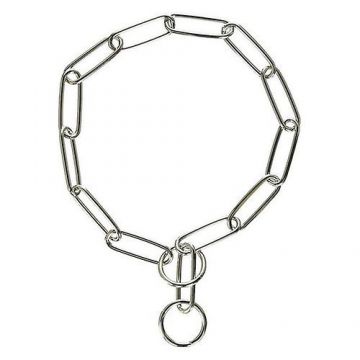 Zgarda dresaj, crom, rezistenta, 4 mm x 51 cm
