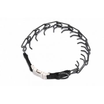 Zgarda forta, otel inoxidabil negru, ajustabila, 3.2 mm x 53 cm