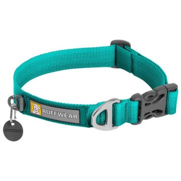 Zgarda caini Front Range Ruffwear, aurora teal, reglabila, 51-66 cm x 2 cm