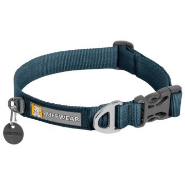Zgarda caini Front Range Ruffwear, albastra, reglabila, 51-66 cm x 2 cm