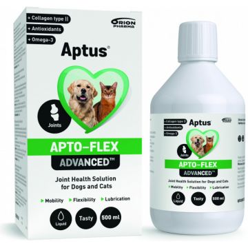 Aptus Apto Flex Advanced Vet Syrup Supliment Nutritional Pentru Caini si Pisici 500 Ml