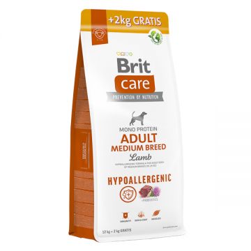 Brit Care Dog Hypoallergenic Adult Medium Breed 12 + 2 kg