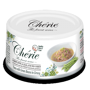 Cherie Adult Skin and Coat Cat Ton cu Fasole Verde