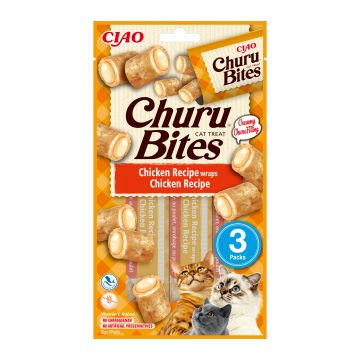 Churu Bites Recompense pentru Pisici cu Pui
