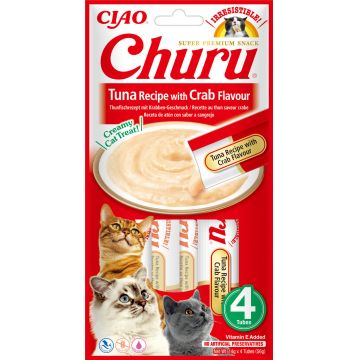 Churu Recompensa Cremoasa Reteta Ton cu Aroma de Crab