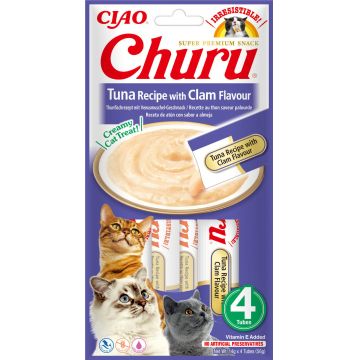 Churu Recompensa Cremoasa Reteta Ton cu Aroma de Scoici Vongole