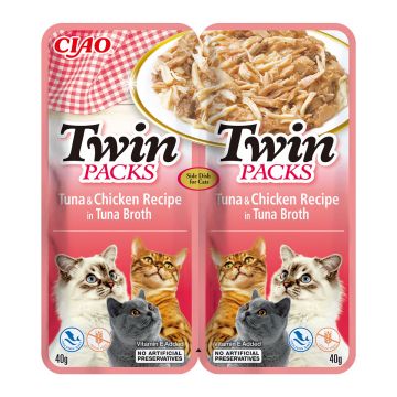 Ciao Cat Twin Reteta de Ton cu Pui in Supa de Ton