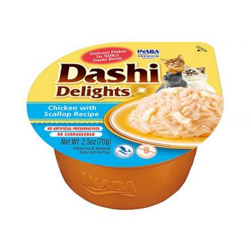Ciao Dashi pentru pisici cu Pui si Scoici