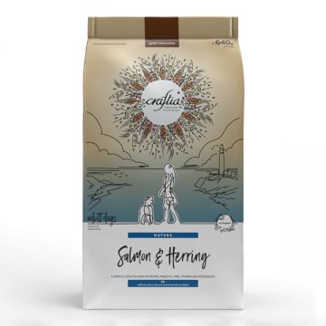 Craftia Natura Salmon & Herring Adult Dog Medium & Large Breed 640 g